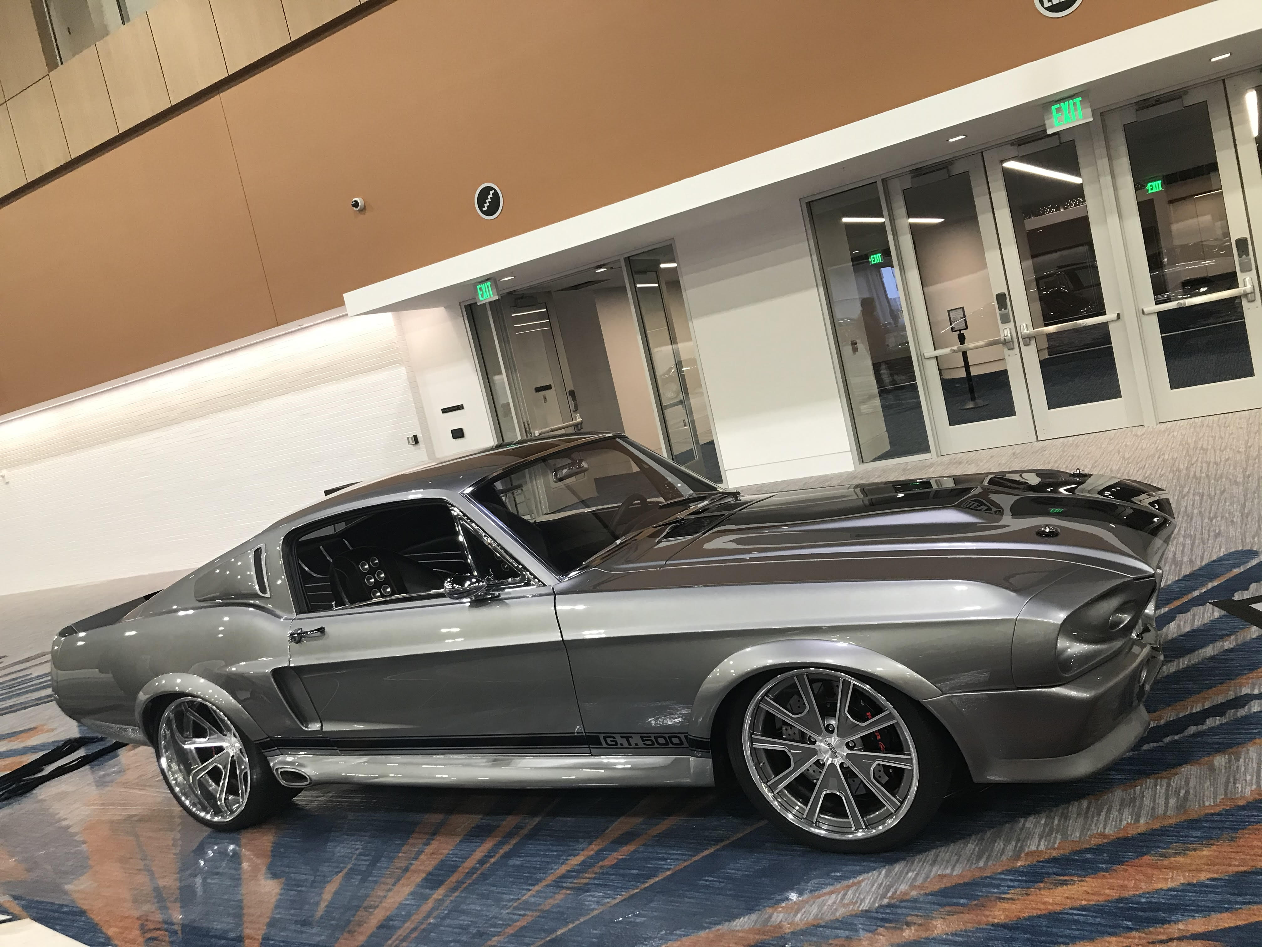 Gray Shelby GT500 fastback custom build